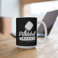 Load image into Gallery viewer, "Pickleball Legend" 2 15 oz Mug Ceramic Pickleball Gift