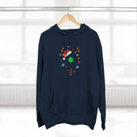 Load image into Gallery viewer, "Pickleball Paddle Santa Hat" 1 - Lane Seven LS14001 Premium Hooded Sweatshirt