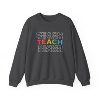 Load image into Gallery viewer, "Teach" Repeat 2 - Gildan 18000 Crewneck Sweatshirt