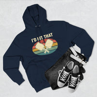 Load image into Gallery viewer, "I'd Hit That" 1 - Lane Seven LS14001 Premium Hooded Sweatshirt