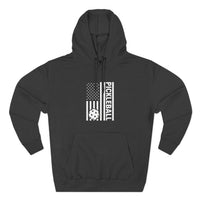 Load image into Gallery viewer, "Pickleball Flag" 1 - Lane Seven LS14001 Premium Hooded Sweatshirt