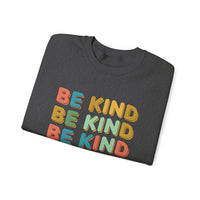 Load image into Gallery viewer, "Be Kind Repeated" 2 - Gildan 18000 Crewneck Sweatshirt