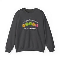 Load image into Gallery viewer, "It's a Good Day To Play Pickleball" 2 - Gildan 18000 Crewneck Sweatshirt