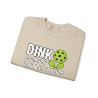 Load image into Gallery viewer, "Dink Responsibly Don't Get Smashed" 2 - Gildan 18000 Crewneck Sweatshirt