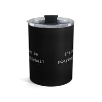 Load image into Gallery viewer, "I'd Rather Be Playing Pickleball" 1 - Tumbler 10oz - PERSONALIZED