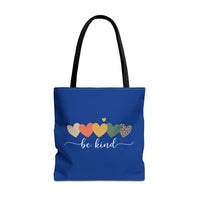 Load image into Gallery viewer, "Be Kind Hearts" 1 - Canvas Tote 18" x 18"