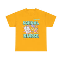 Load image into Gallery viewer, "School Nurse" 1 - Gildan 5000 Heavy Cotton Tee - PERSONALIZED