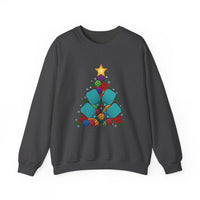 Load image into Gallery viewer, "Pickleball Christmas Tree" 2 - Gildan 18000 Crewneck Sweatshirt