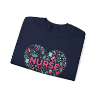 Load image into Gallery viewer, "Nurse Heart Tools" 2 - Gildan 18000 Crewneck Sweatshirt