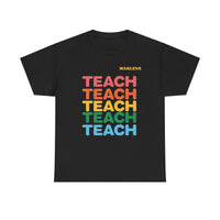 Load image into Gallery viewer, "Teach" Repeat 1 - Gildan 5000 Heavy Cotton Tee - PERSONALIZED