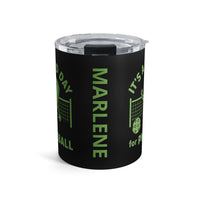 Load image into Gallery viewer, "It's A Good Day To Play Pickleball" 5 - Tumbler 10oz - PERSONALIZED