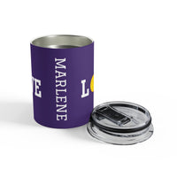 Load image into Gallery viewer, "Love Pickleball" 1 - Yellow - Tumbler 10oz - PERSONALIZED