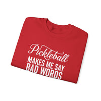Load image into Gallery viewer, "Pickleball Makes Me Say Bad Words" 2 - Gildan 18000 Crewneck Sweatshirt