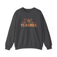 Load image into Gallery viewer, "Teacher. Teach Them. Love Them. Watch Them Grow." 2 - Gildan 18000 Crewneck Sweatshirt