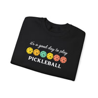 Load image into Gallery viewer, "It's a Good Day To Play Pickleball" 3 - Gildan 18000 Crewneck Sweatshirt