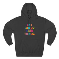 Load image into Gallery viewer, "You Can Do Hard Things" 2 - Lane Seven LS14001 Premium Hooded Sweatshirt Unisex