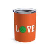 Load image into Gallery viewer, "Love Pickleball" 1 - Green - Tumbler 10oz