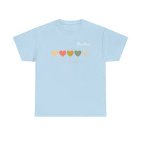 Load image into Gallery viewer, "Be Kind Hearts" 2 - Gildan 5000 Heavy Cotton Tee - PERSONALIZED