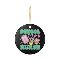 Load image into Gallery viewer, "School Nurse" 2 - 3 Inch Ceramic Ornament