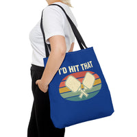 Load image into Gallery viewer, "I'd Hit That" 1 - Canvas Tote 18" x 18"