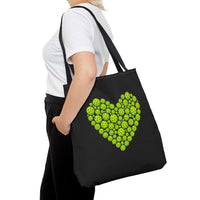 Load image into Gallery viewer, "Pickleballs Heart" 1 - Canvas Tote 18" x 18"