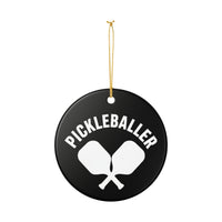 Load image into Gallery viewer, "Pickleballer" 1 - 3 Inch Ceramic Ornament Pickleball Gift