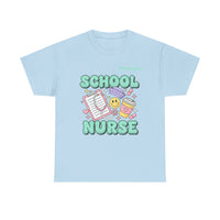 Load image into Gallery viewer, "School Nurse" 1 - Gildan 5000 Heavy Cotton Tee - PERSONALIZED