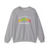 Load image into Gallery viewer, "It's a Good Day To Play Pickleball" 2 - Gildan 18000 Crewneck Sweatshirt