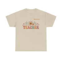 Load image into Gallery viewer, "Teacher. Teach Them. Love Them. Watch Them Grow." 3 - Gildan 5000 Heavy Cotton Tee - PERSONALIZED
