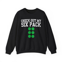 Load image into Gallery viewer, "Check Out My Six Pack" 1 - Gildan 18000 Crewneck Sweatshirt