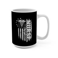 Load image into Gallery viewer, "Nurse Flag" 1 - Ceramic Mug 15oz - PERSONALIZED