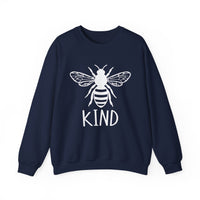 Load image into Gallery viewer, "Bee Kind" 2 - Gildan 18000 Crewneck Sweatshirt