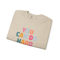 Load image into Gallery viewer, "You Can Do Hard Things." 1 - Gildan 18000 Crewneck Sweatshirt