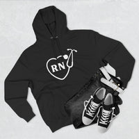 Load image into Gallery viewer, "RN Stethoscope Heart" 1 - Lane Seven LS14001 Premium Hooded Sweatshirt