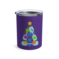 Load image into Gallery viewer, "Pickleball Christmas Tree" 3 - Tumbler 10oz