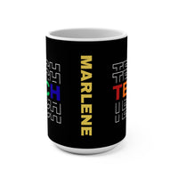 Load image into Gallery viewer, "Teach" Repeat 2 - Ceramic Mug 15oz - PERSONALIZED