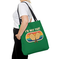 Load image into Gallery viewer, "I'd Hit That" 3 - Canvas Tote 18" x 18"