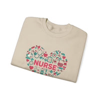 Load image into Gallery viewer, "Nurse Heart Tools" 1 - Gildan 18000 Crewneck Sweatshirt