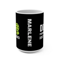 Load image into Gallery viewer, "Dink Responsibly Don't Get Smashed" 2 - Ceramic Mug 15oz - PERSONALIZED