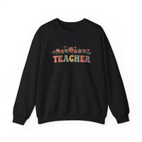 Load image into Gallery viewer, "Teacher. Teach Them. Love Them. Watch Them Grow." 4 - Gildan 18000 Crewneck Sweatshirt
