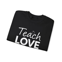 Load image into Gallery viewer, "Teach Love Inspire" 1 - Gildan 18000 Crewneck Sweatshirt