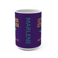 Load image into Gallery viewer, "Let's Eat Kids. Let's Eat, Kids." 1 - Ceramic Mug 15oz - PERSONALIZED