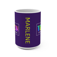 Load image into Gallery viewer, "Teach Them To Be Kind" 2 - Ceramic Mug 15oz - PERSONALIZED