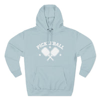 Load image into Gallery viewer, "Pickleball Crossed Paddles" 1 - Lane Seven LS14001 Premium Hooded Sweatshirt