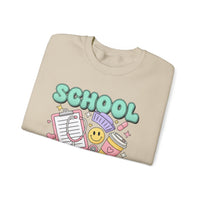 Load image into Gallery viewer, "School Nurse" 1 - Gildan 18000 Crewneck Sweatshirt