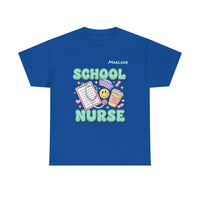 Load image into Gallery viewer, "School Nurse" 1 - Gildan 5000 Heavy Cotton Tee - PERSONALIZED