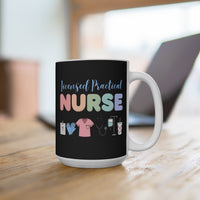 Load image into Gallery viewer, "Licensed Practical Nurse" 2 15oz Ceramic Mug LPN Gift Printed On Demand