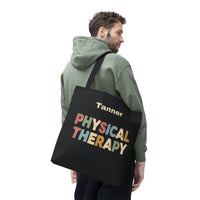 Load image into Gallery viewer, "Physical Therapy" 12a - Canvas Tote 18" x 18" - PERSONALIZED