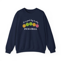Load image into Gallery viewer, "It's a Good Day To Play Pickleball" 2 - Gildan 18000 Crewneck Sweatshirt