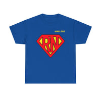 Load image into Gallery viewer, "RN Superhero Shield" 1 - Gildan 5000 Heavy Cotton Tee - PERSONALIZED